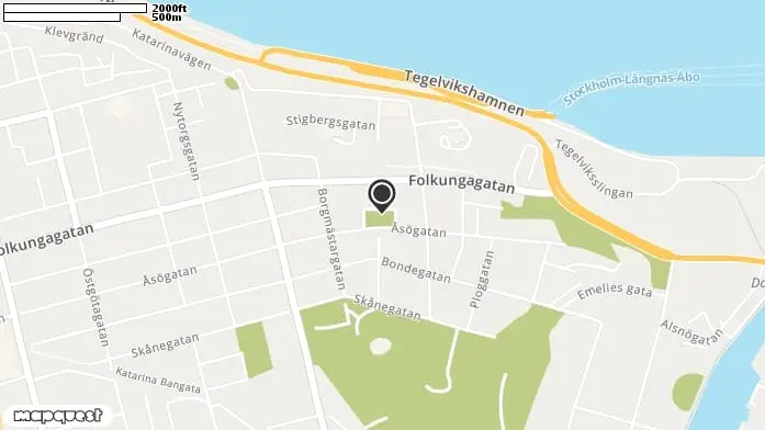 Bleckbrännarparkens lekplats Södermalm i Stockholm