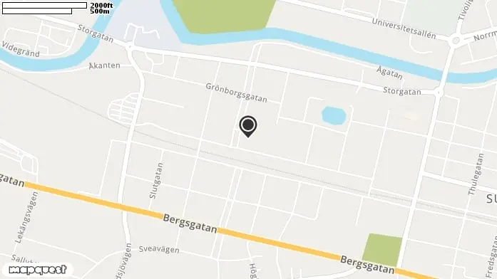 Lekplats Åkroken i Sundsvalls Gustav Adolfs distrikt