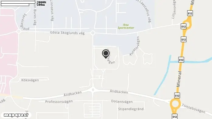 Lekplats Ålidhöjden, Ålidhöjden i Umeå