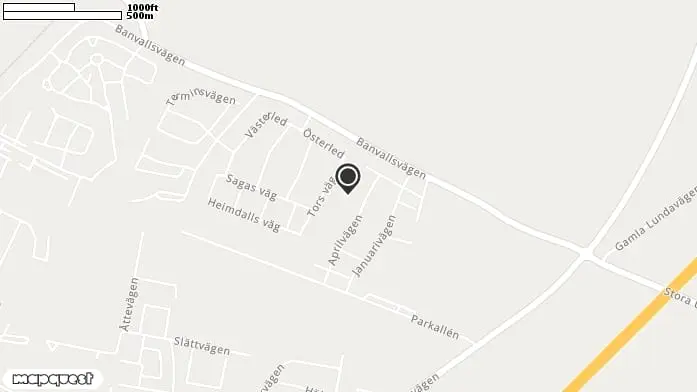 Lekplats Åretruntbyn, Stavrahusen i Hjärup