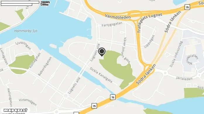 Lekplats Danviksklippan, Södra Hammarbyhamnen i Stockholm