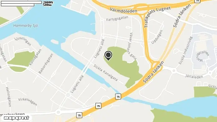 Lekplats Danviksklippan, Södra Hammarbyhamnen i Stockholm