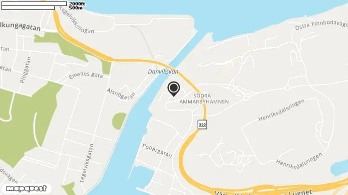 Lekplats Danviksklippan, Södra Hammarbyhamnen i Stockholm