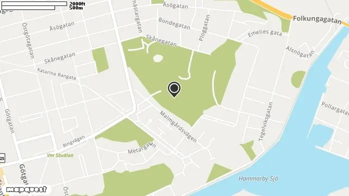 Lekplats Danvikstull, Södermalm i Stockholm