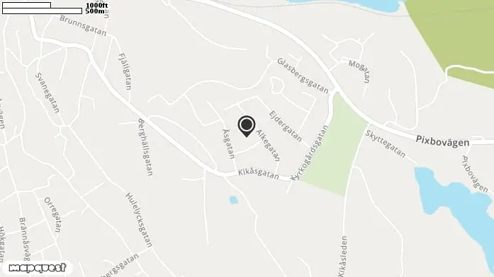 Lekplats Hulelyckan, Glasberget i Mölndal