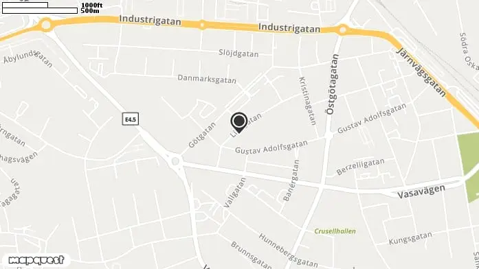 Lekplats Övre Vasastaden, Vasastaden i Linköping