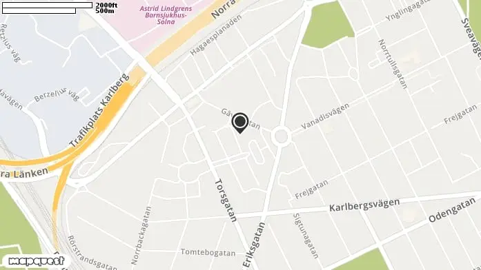 Lekplats Röda bergen, Vasastaden i Stockholm