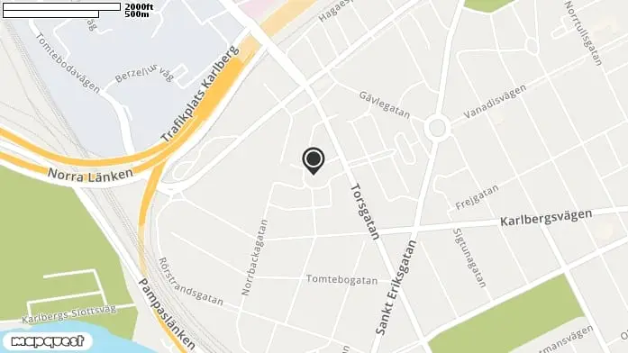 Lekplats Röda bergen, Vasastaden i Stockholm