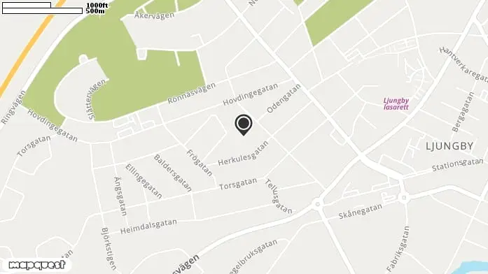 Lekplats Rönnäs, Stensberg i Ljungby