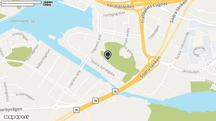 Lekplats Södra Hammarbyhamnen i Stockholm