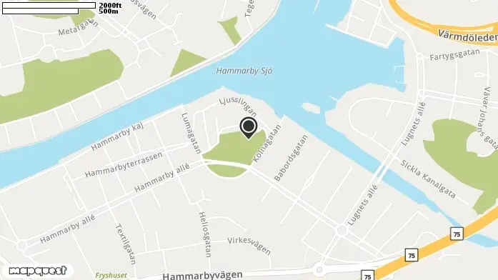 Lekplats Södra Hammarbyhamnen i Stockholm