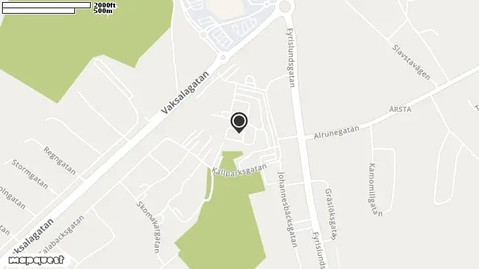 Lekplats Vaksala, Sala backe i Uppsala