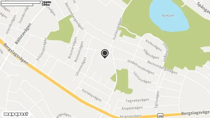Pilspetsen Norra Ängby i Stockholm