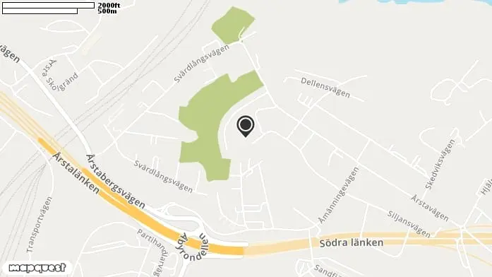 Siljansvägens lekplats Årsta i Stockholm