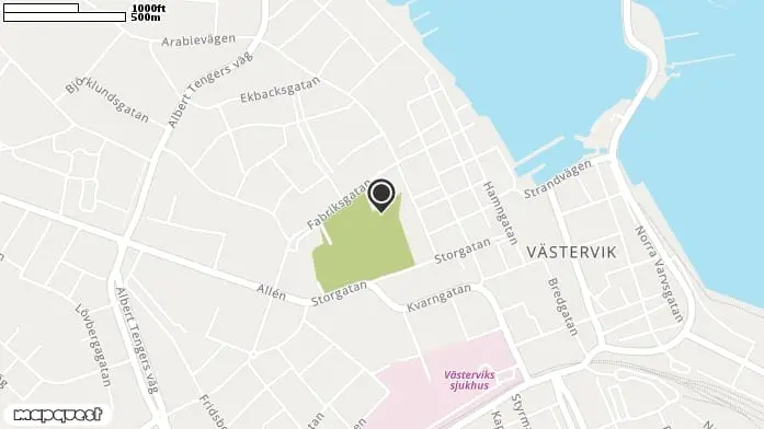 Stadsparken Reginelund, Ludvigsborg i Västervik