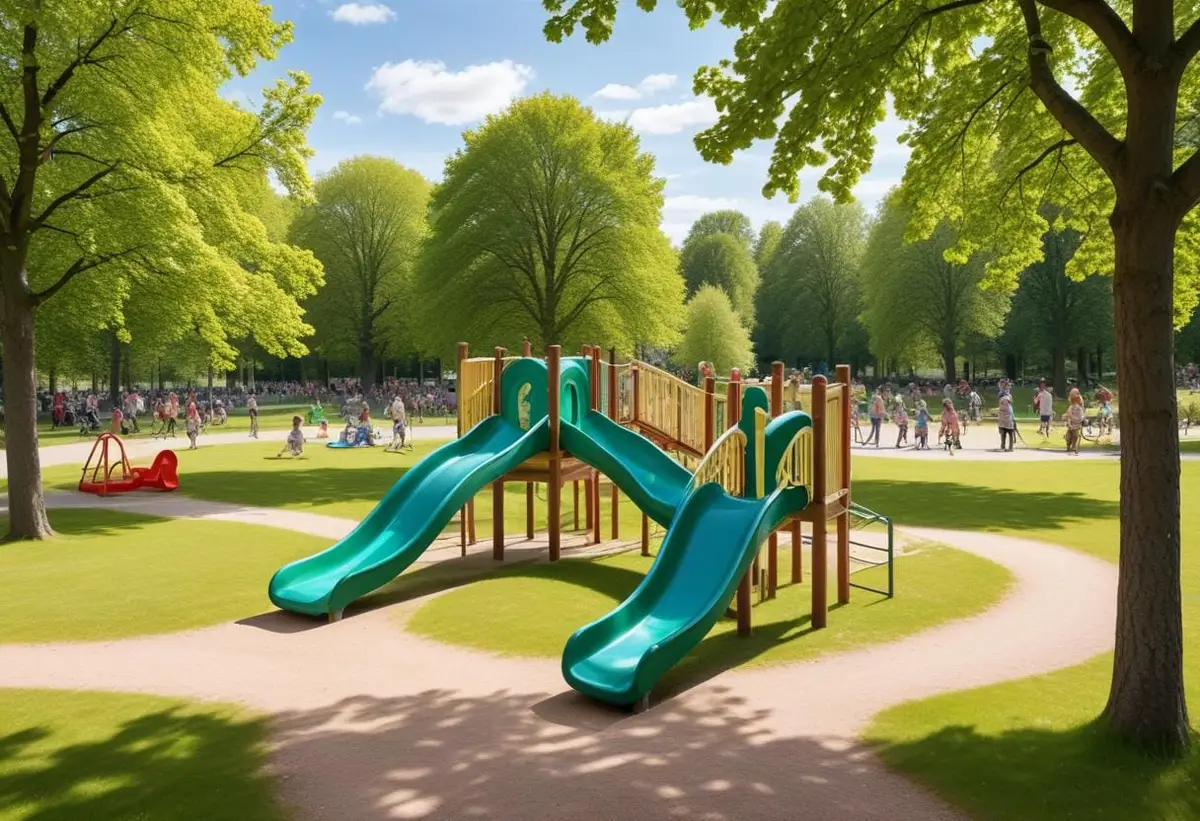 Följ med till Stora Blecktornsparken för en rolig dag! illustration