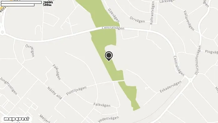 Trafikleken Nytorp, Näsbypark i Täby